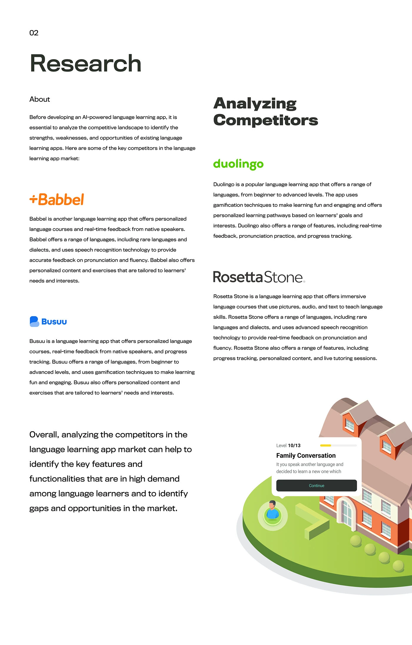 Detailed Dovashi language-learning experience design