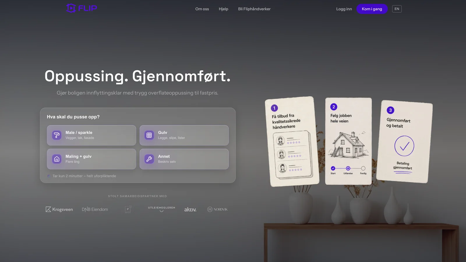 Flip project preview