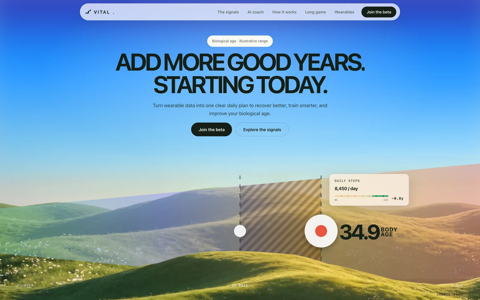 Vital — iOS · Health & Longevity